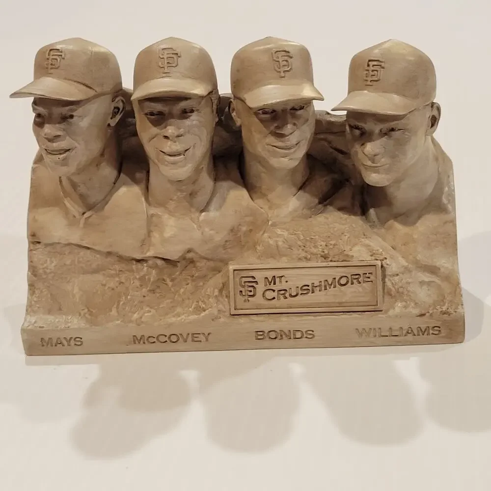 San Francisco Giants Mt. Crushmore Statue New in box Mays,McCovey,Bonds,Williams